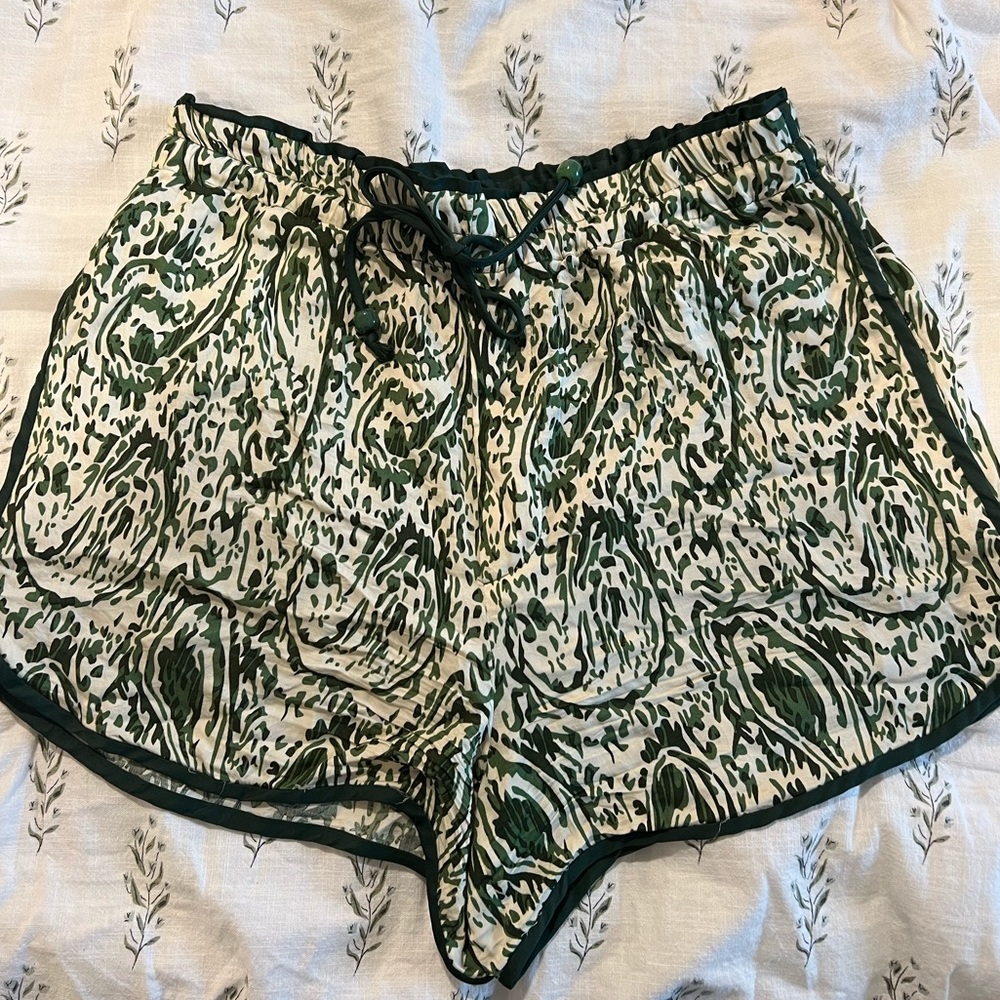 Zara silky shorts